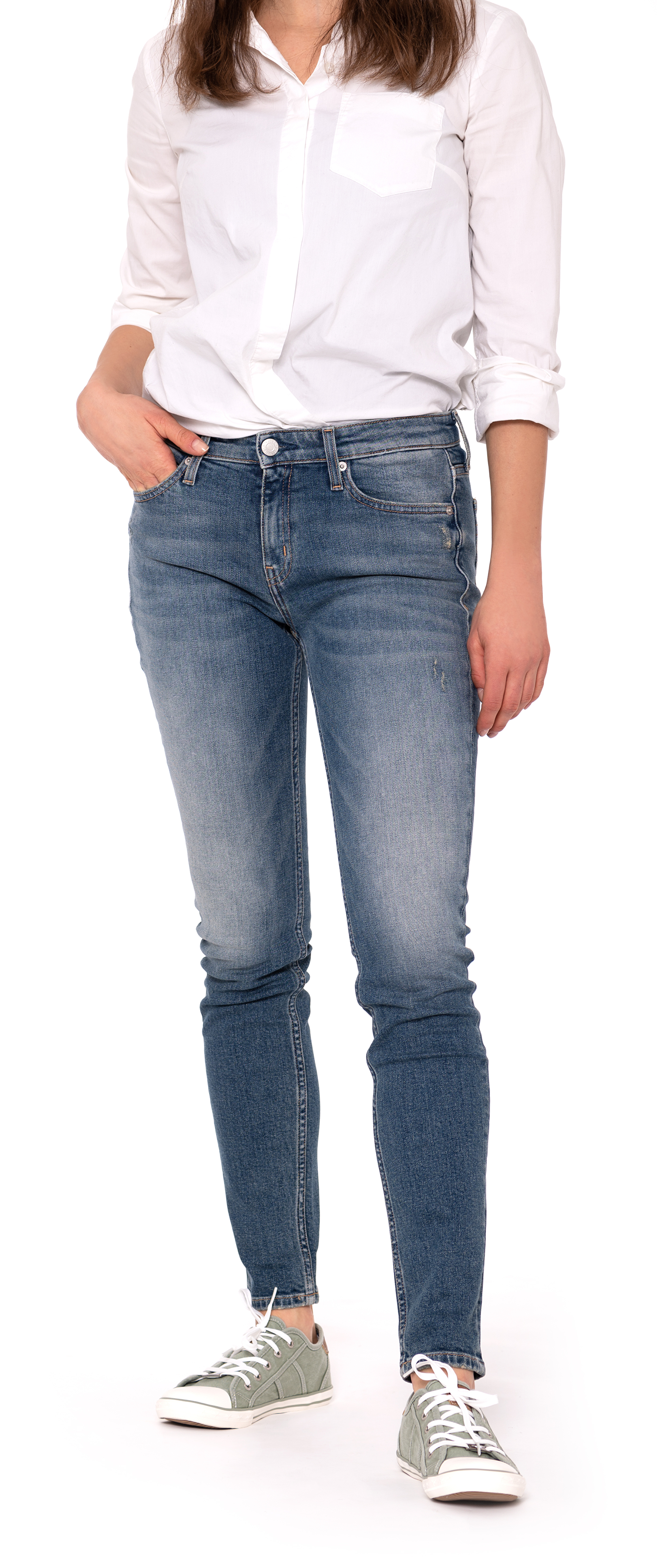 Calvin Klein Dámské džíny Skinny Fit J20J208030-911 25/32
