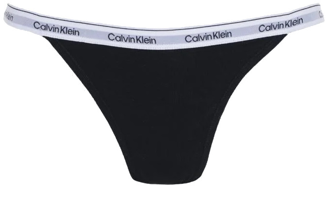 Calvin Klein Dámske nohavičky String Bikini PLUS SIZE QD5215E-UB1-plus-size XXL