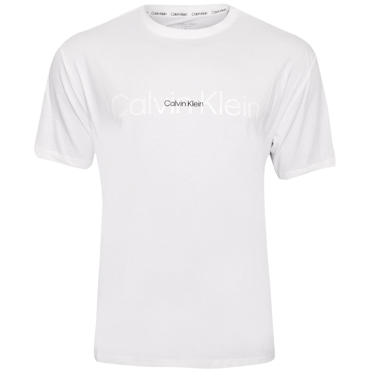 Calvin Klein EMB ICON LOUNGE-S/S CREW NECK Férfi felső, fehér, méret XL