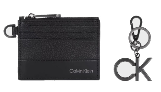 Calvin Klein Férfi szett - mini pénztárca és kulcstartó K50K509219BAX
