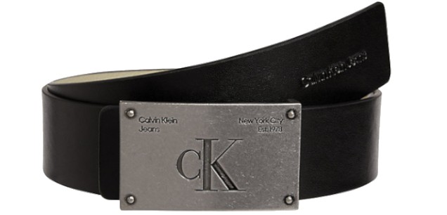 Calvin Klein Pánský oboustranný kožený opasek K50K50928001O 105 cm
