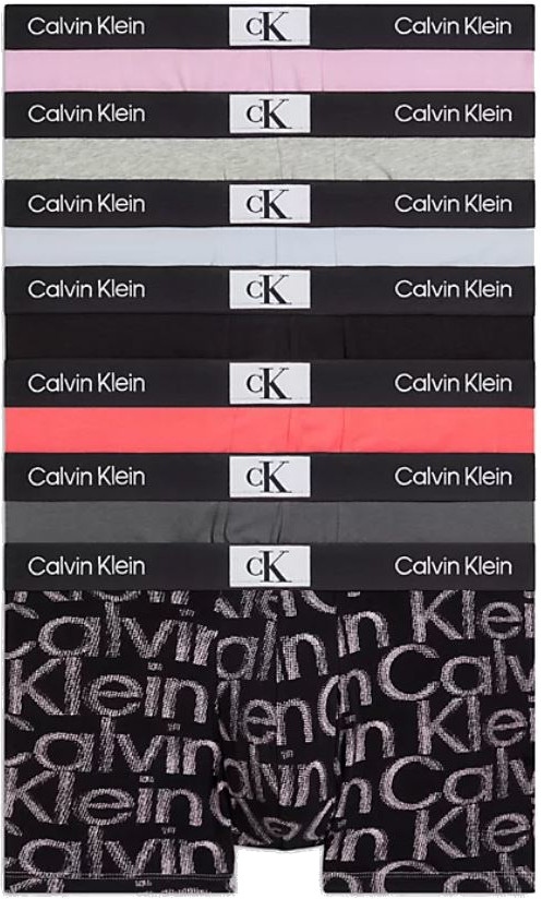 Calvin Klein 7 PACK - pánské boxerky CK96 NB3582A-IUI M