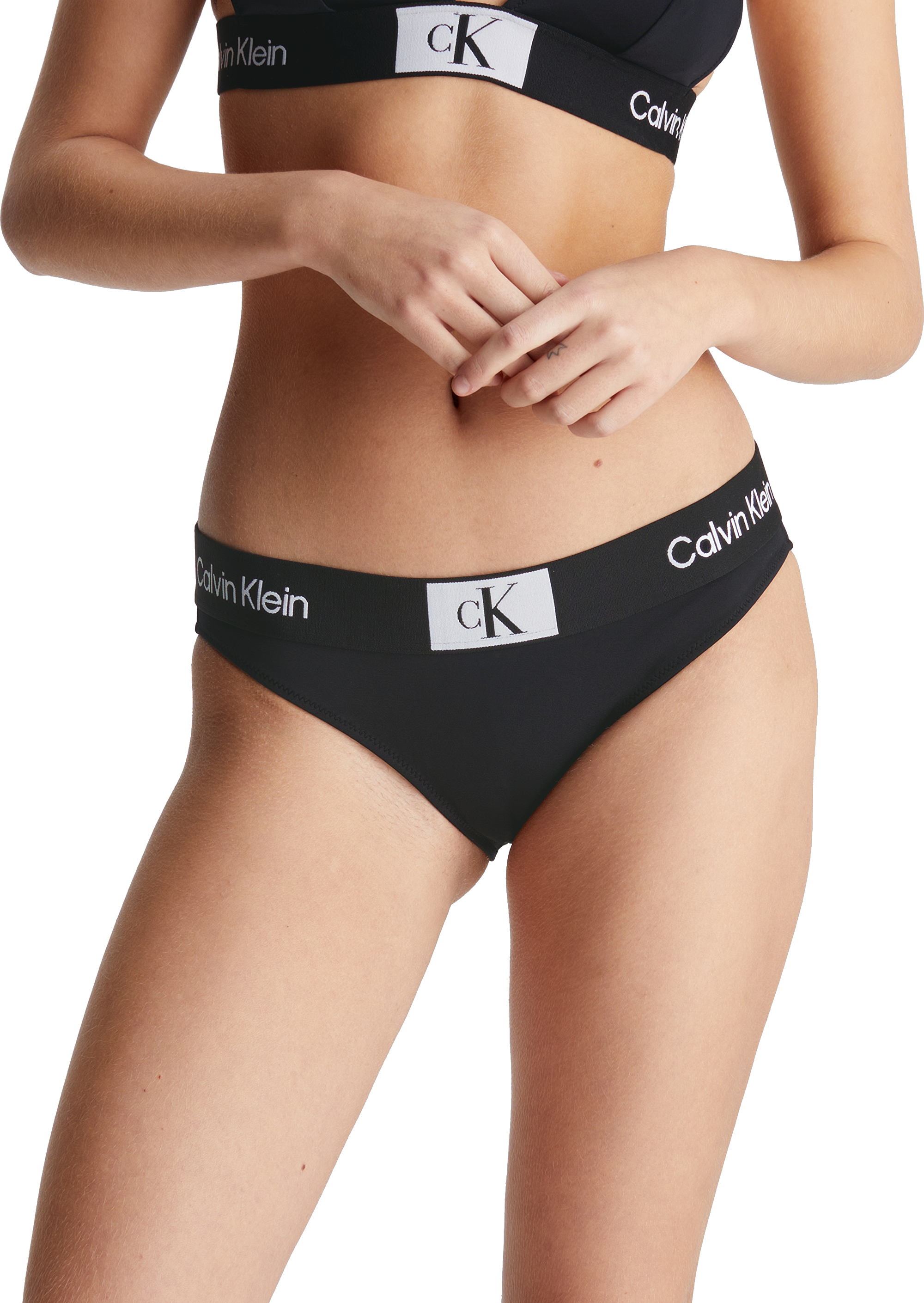Calvin Klein Dámské plavkové kalhotky Bikini KW0KW02353-BEH L