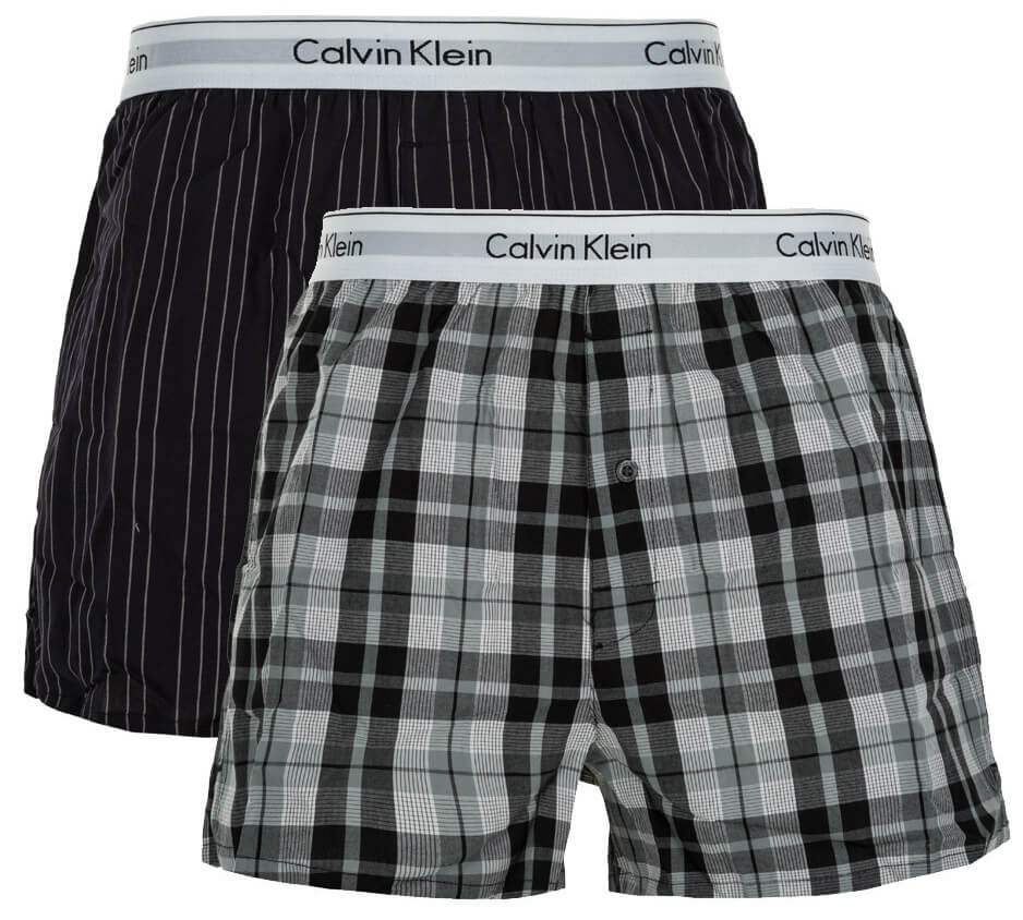 Calvin Klein 2 PACK - pánske trenírky NB1396A-JKZ M