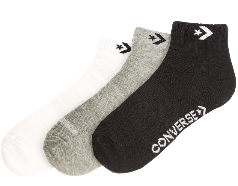 Levně Converse 3 PACK - ponožky E746A 35-38