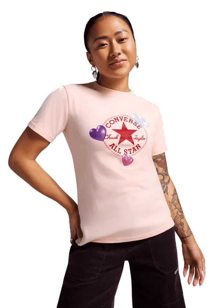 Converse Dámske tričko Slim Fit 10026885-A03 XL