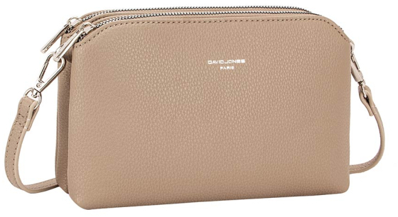 David Jones Dámska crossbody kabelka CM6905A Gravel