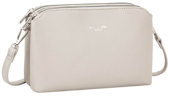 David Jones Dámska crossbody kabelka CM6905A Grey