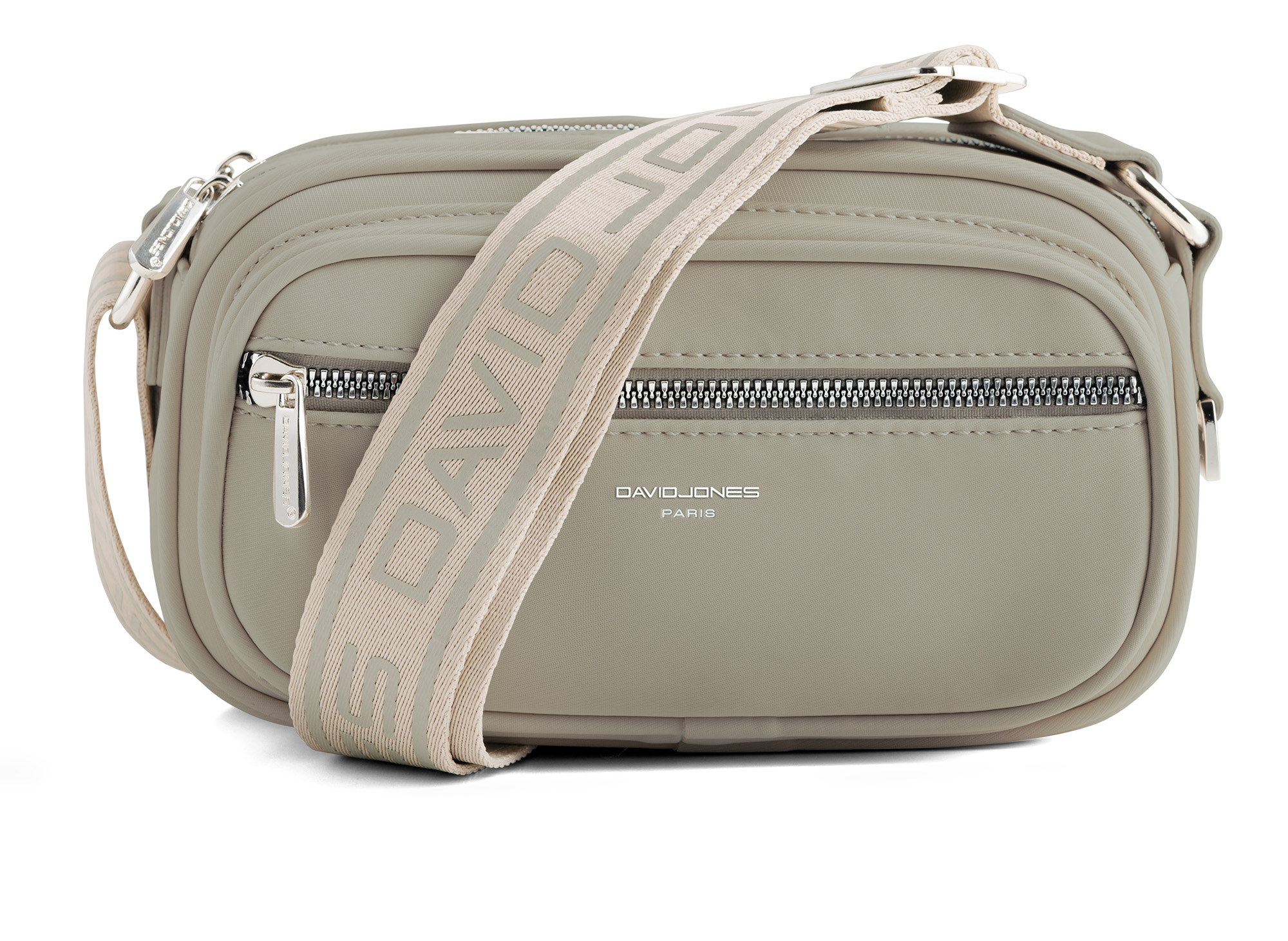 David Jones Dámska crossbody kabelka CM6907A Taupe