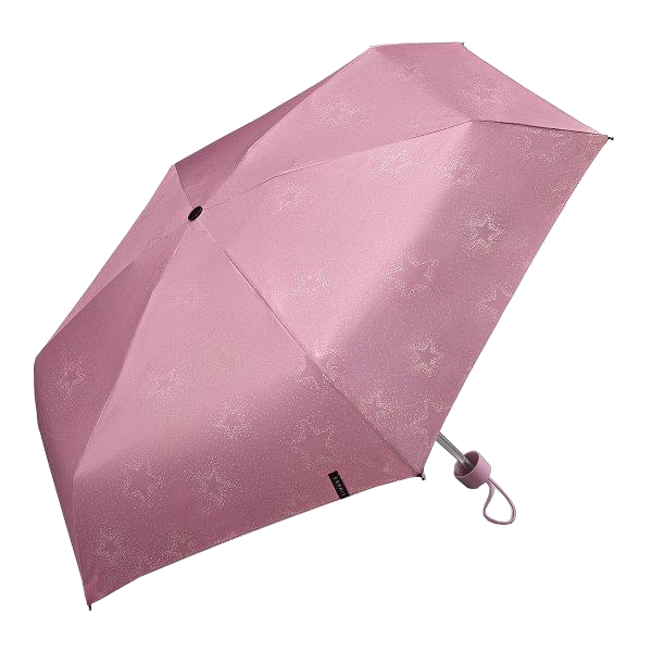 Esprit Női összecsukható esernyő Easymatic Light Starburst 58662 Dusty Orchid Metallic