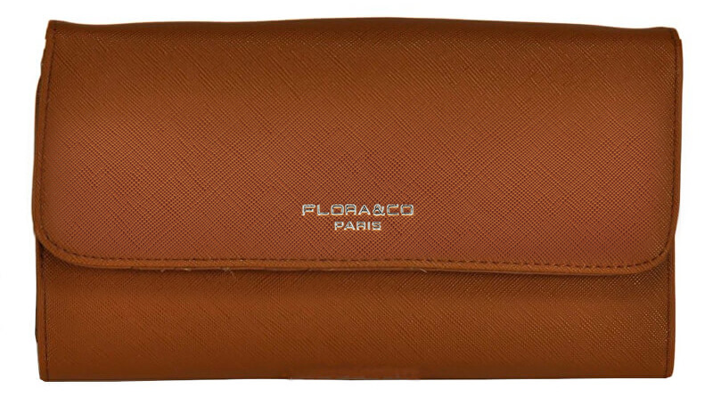 FLORA & CO Dámska peňaženka K1218 Camel