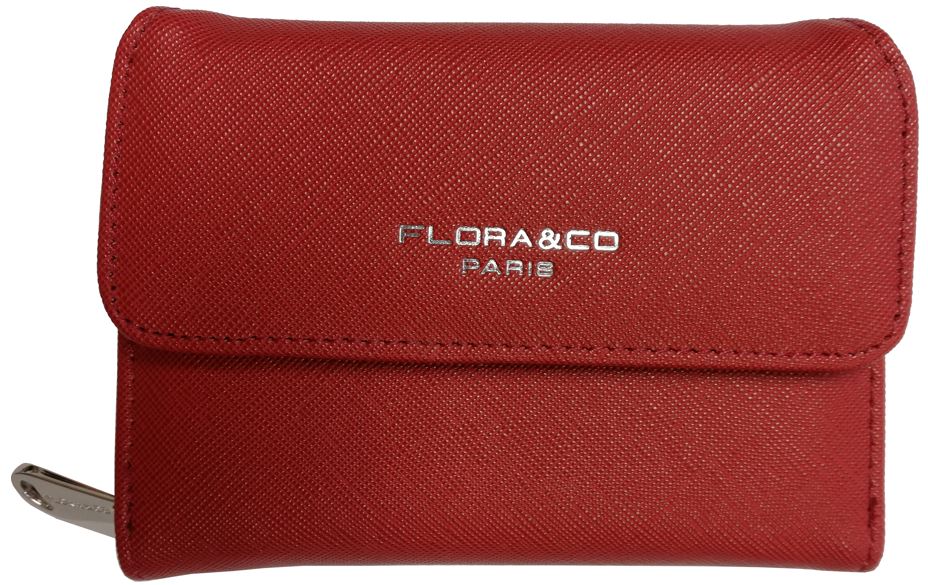 Levně FLORA & CO Dámská peněženka K6011 Rouge
