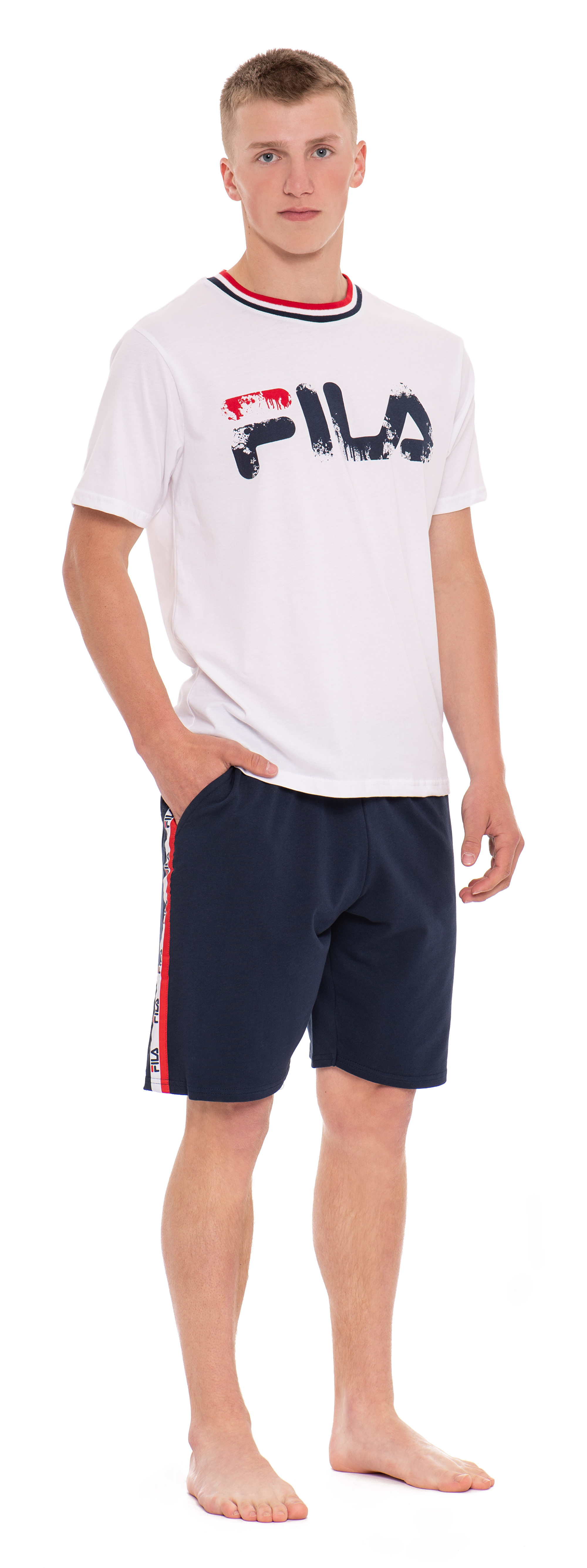 Fila Férfi szett - póló és rövidnadrág FPS1096-497 M