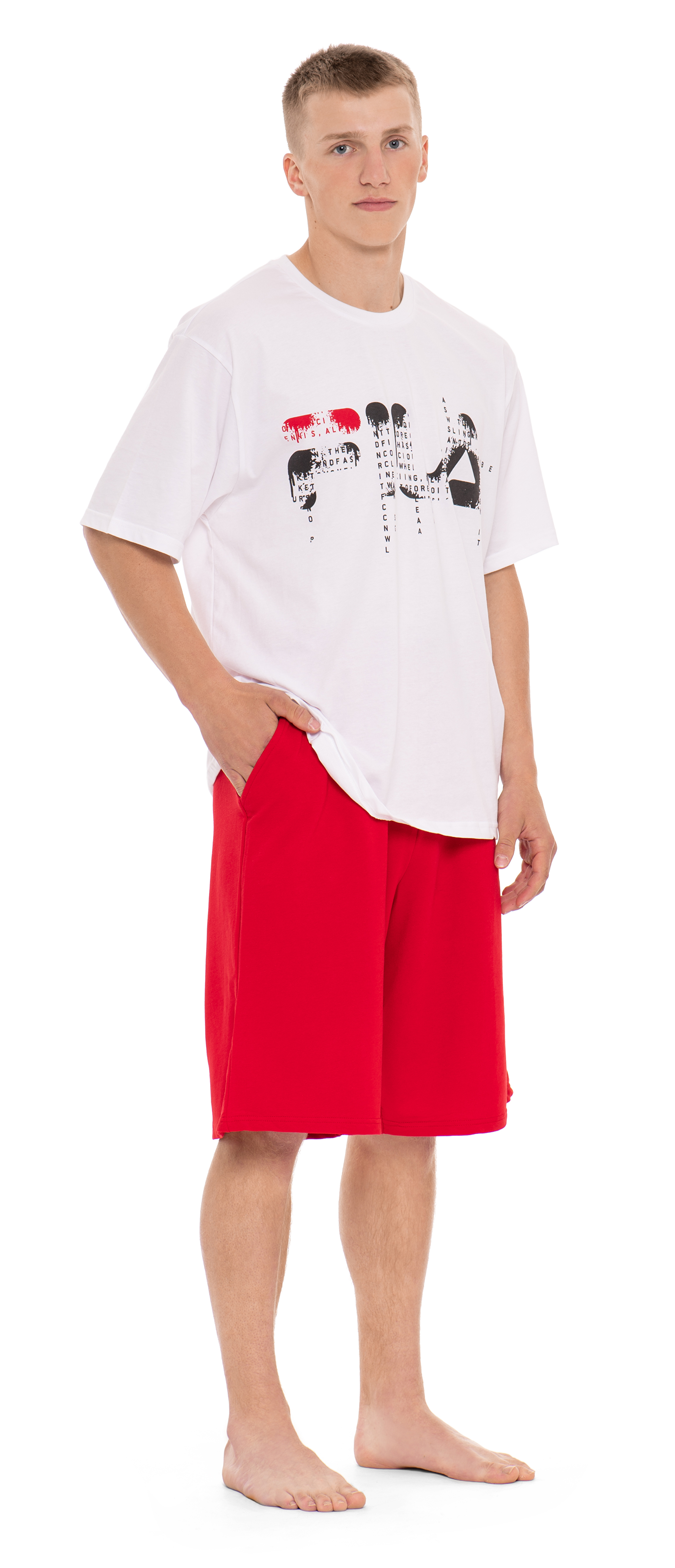 Fila Férfi szett - póló és rövidnadrág FPS1101-496 S