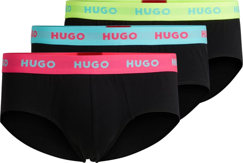 Levně Hugo Boss 3 PACK - pánské slipy HUGO 50469783-730 XL