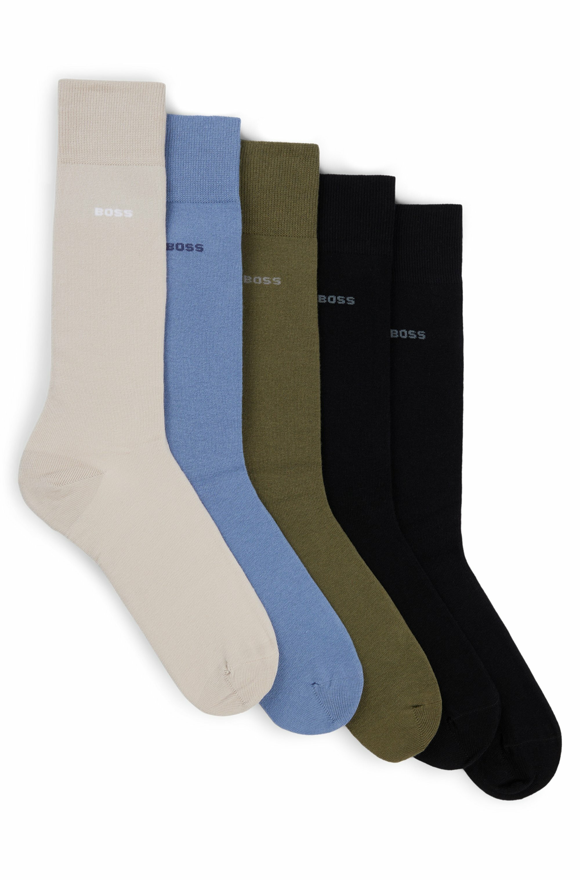 Hugo Boss 5 PACK - pánske ponožky BOSS 50503575-970 39-42