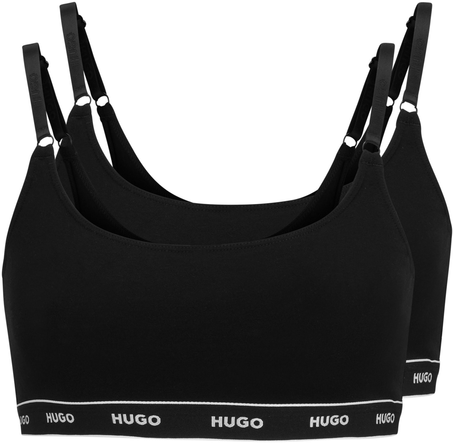 Hugo Boss 2 PACK - dámska podprsenka HUGO Bralette 50469659-001 L