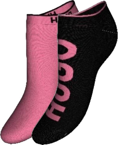 Levně Hugo Boss 2 PACK - dámské ponožky HUGO 50480343-698 35-38