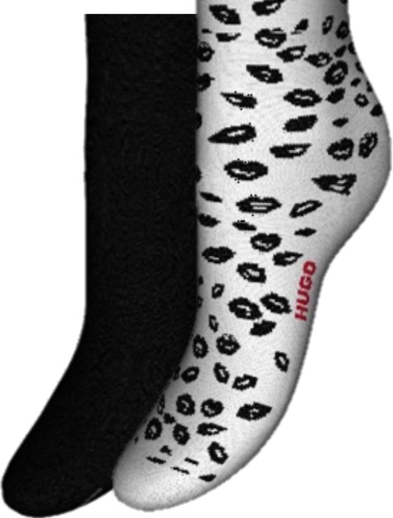 Hugo Boss 2 PACK - dámské ponožky HUGO 50510686-100 35-38