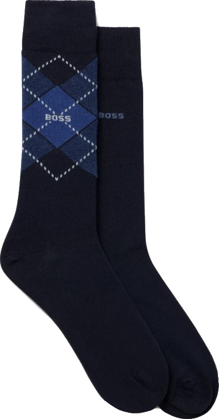 Hugo Boss 2 PACK - pánské ponožky BOSS 50503581-403 43-46