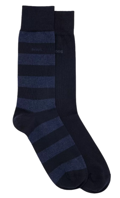 Hugo Boss 2 PACK - pánske ponožky BOSS 50467712-467 39-42