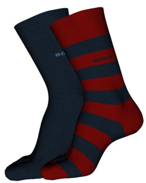 Levně Hugo Boss 2 PACK - pánské ponožky BOSS 50467712-605 39-42