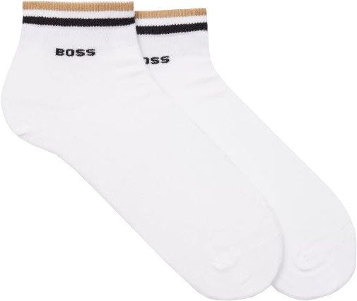 Hugo Boss 2 PACK - pánské ponožky BOSS 50491195-100 43-46