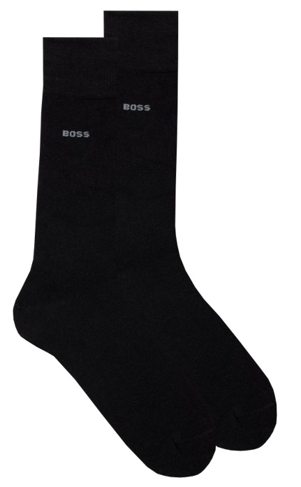 Hugo Boss 2 PACK - pánské bambusové ponožky BOSS 50491196-001 43-46
