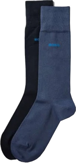 Hugo Boss 2 PACK - pánske bambusové ponožky BOSS 50491196-475 39-42