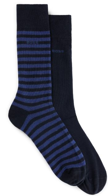 Hugo Boss 2 PACK - pánské ponožky BOSS 50501330-401 39-42