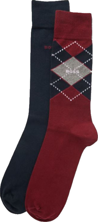 Hugo Boss 2 PACK - pánské ponožky BOSS 50503581-605 39-42