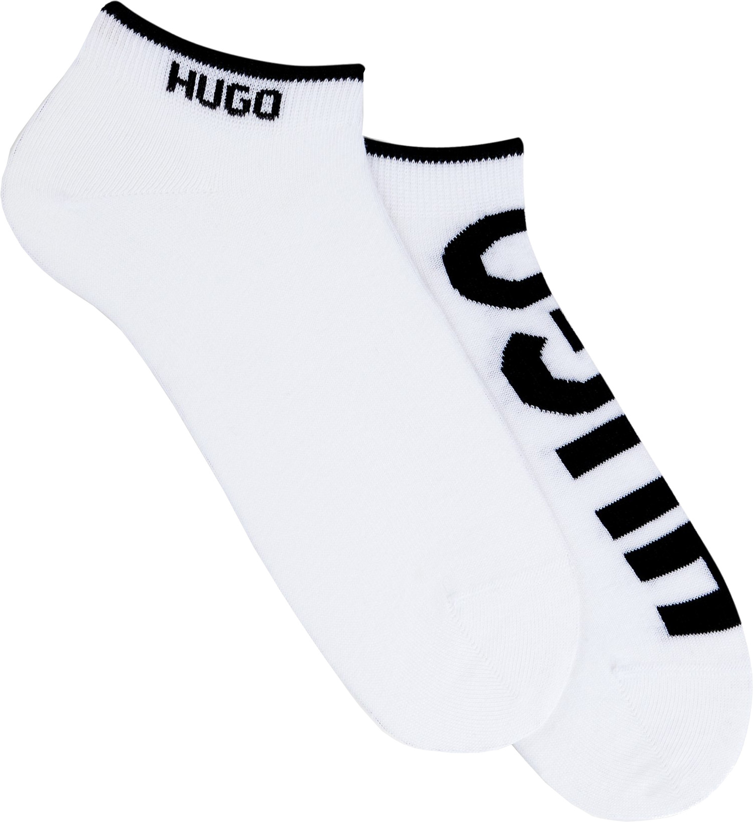 Hugo Boss 2 PACK - pánske ponožky HUGO 50468111-100 43-46