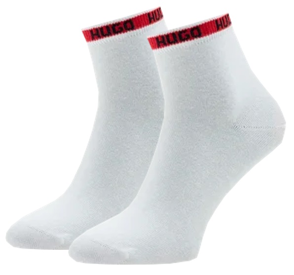 Levně Hugo Boss 2 PACK - pánské ponožky HUGO 50491223-100 39-42