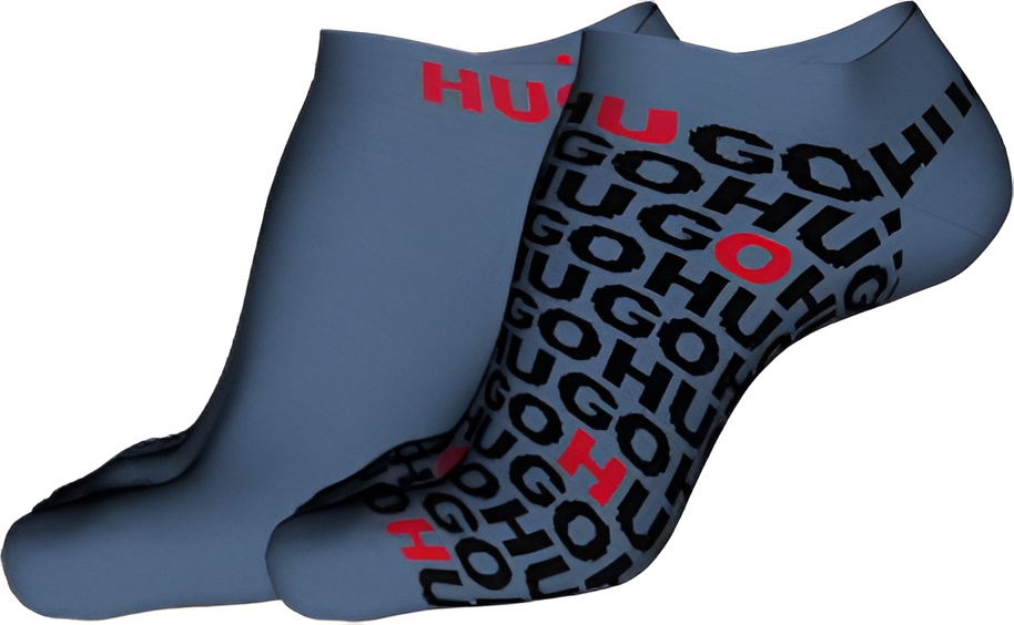Hugo Boss 2 PACK - pánske ponožky HUGO 50520998-427 43-46