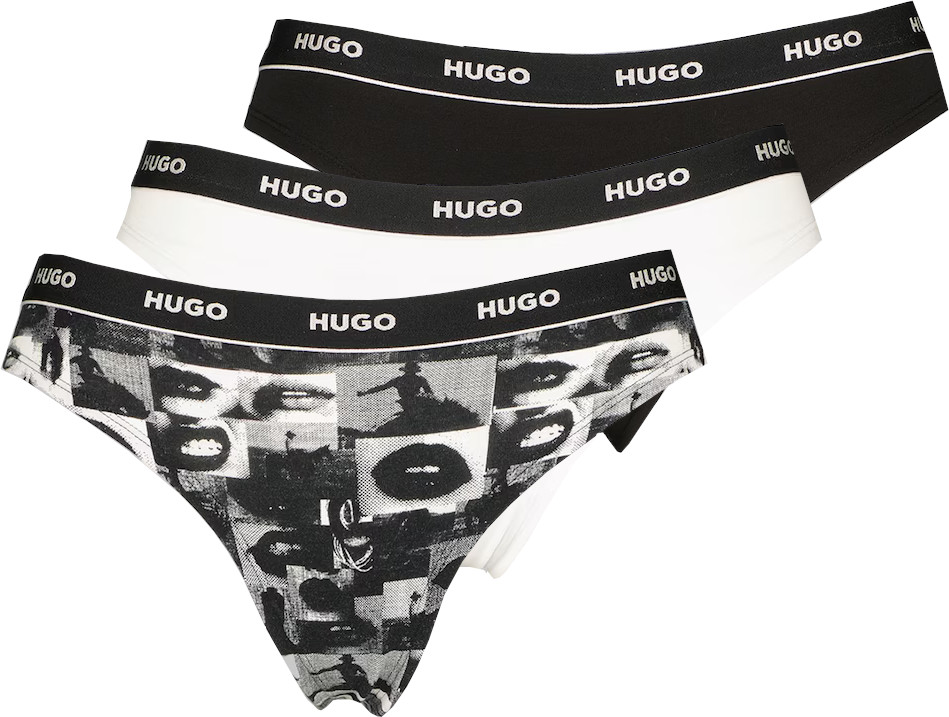 Hugo Boss 3 PACK - dámská tanga HUGO 50495870-120 M