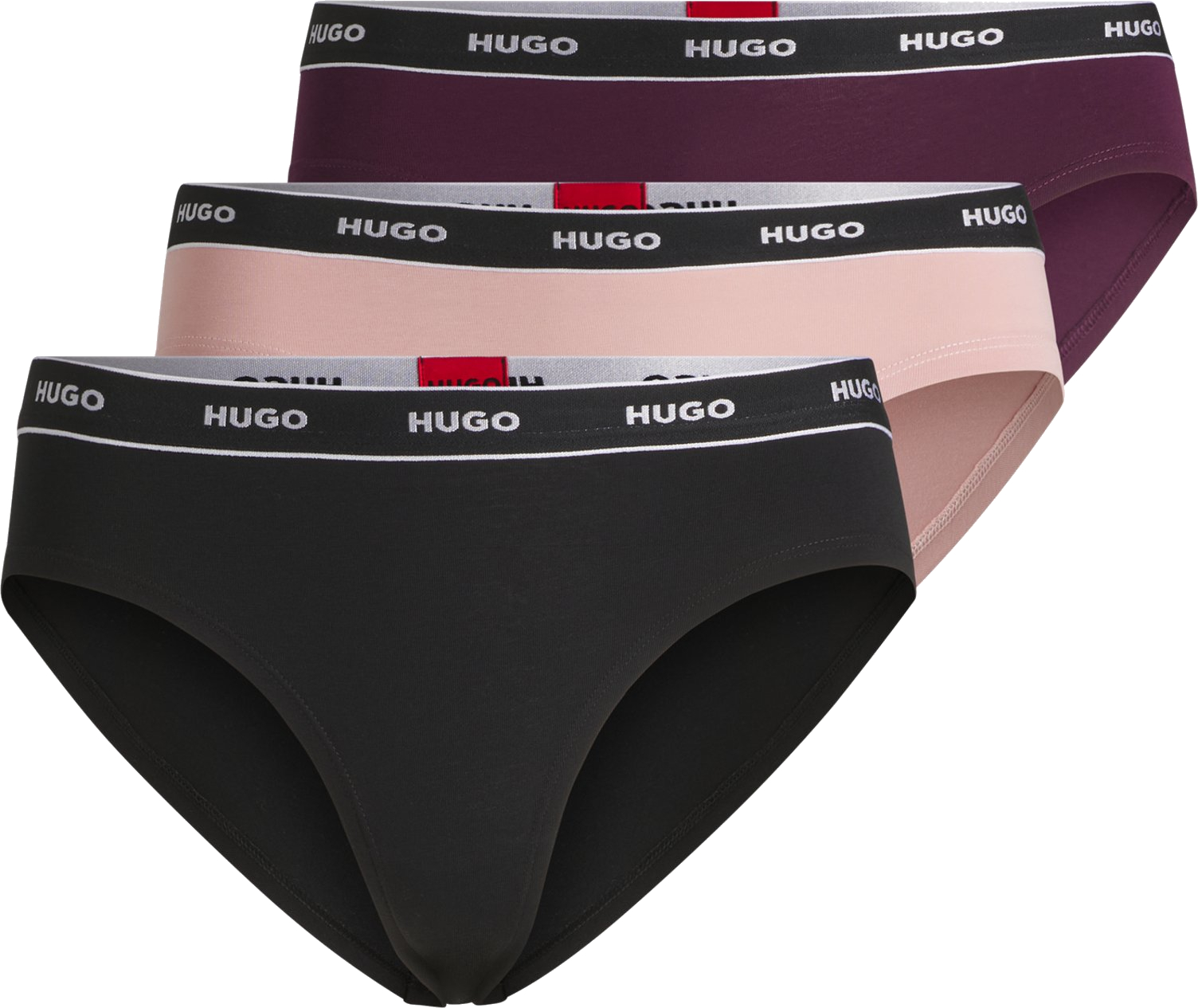 Hugo Boss 3 PACK - dámské kalhotky HUGO 50480157-991 S