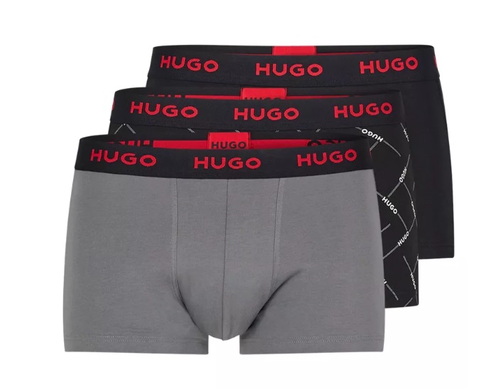 Hugo Boss 3 PACK - férfi boxeralsó HUGO 50480170-006 S