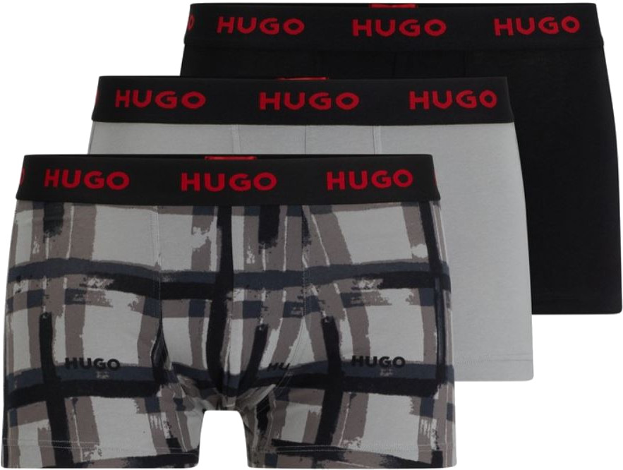 Hugo Boss 3 PACK - pánské boxerky HUGO 50480170-039 XXL