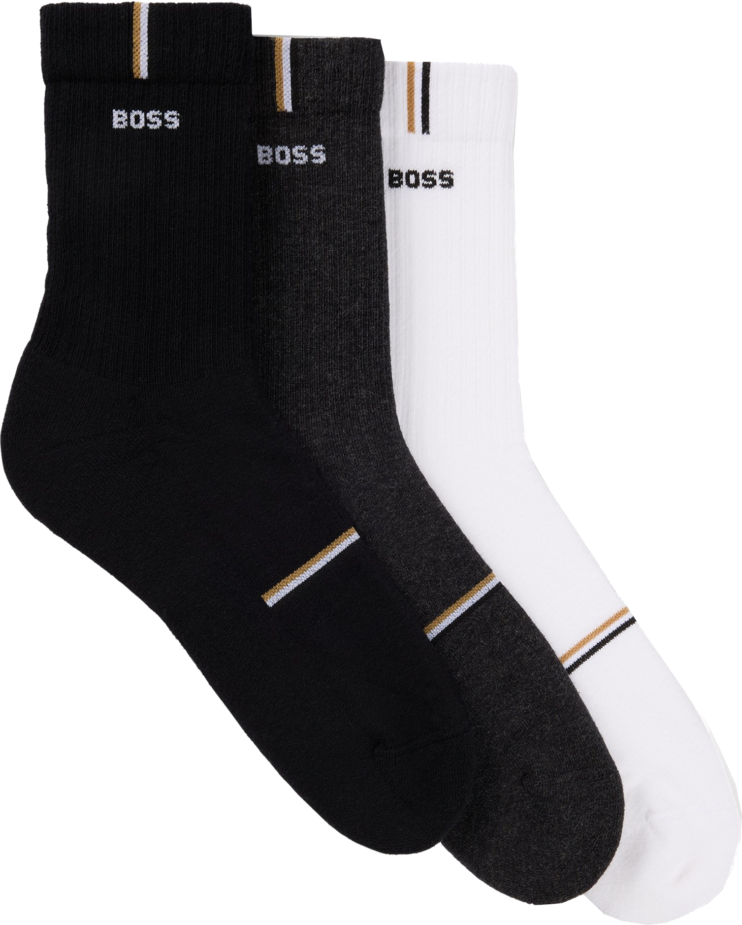 Hugo Boss 3 PACK - pánské ponožky BOSS 50524324-960 39-42