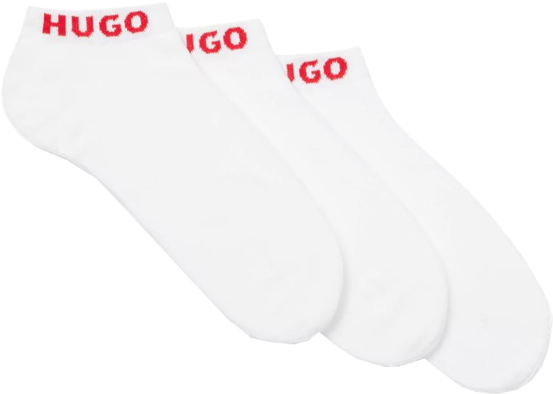 Levně Hugo Boss 3 PACK - pánské ponožky HUGO 50480217-100 43-46