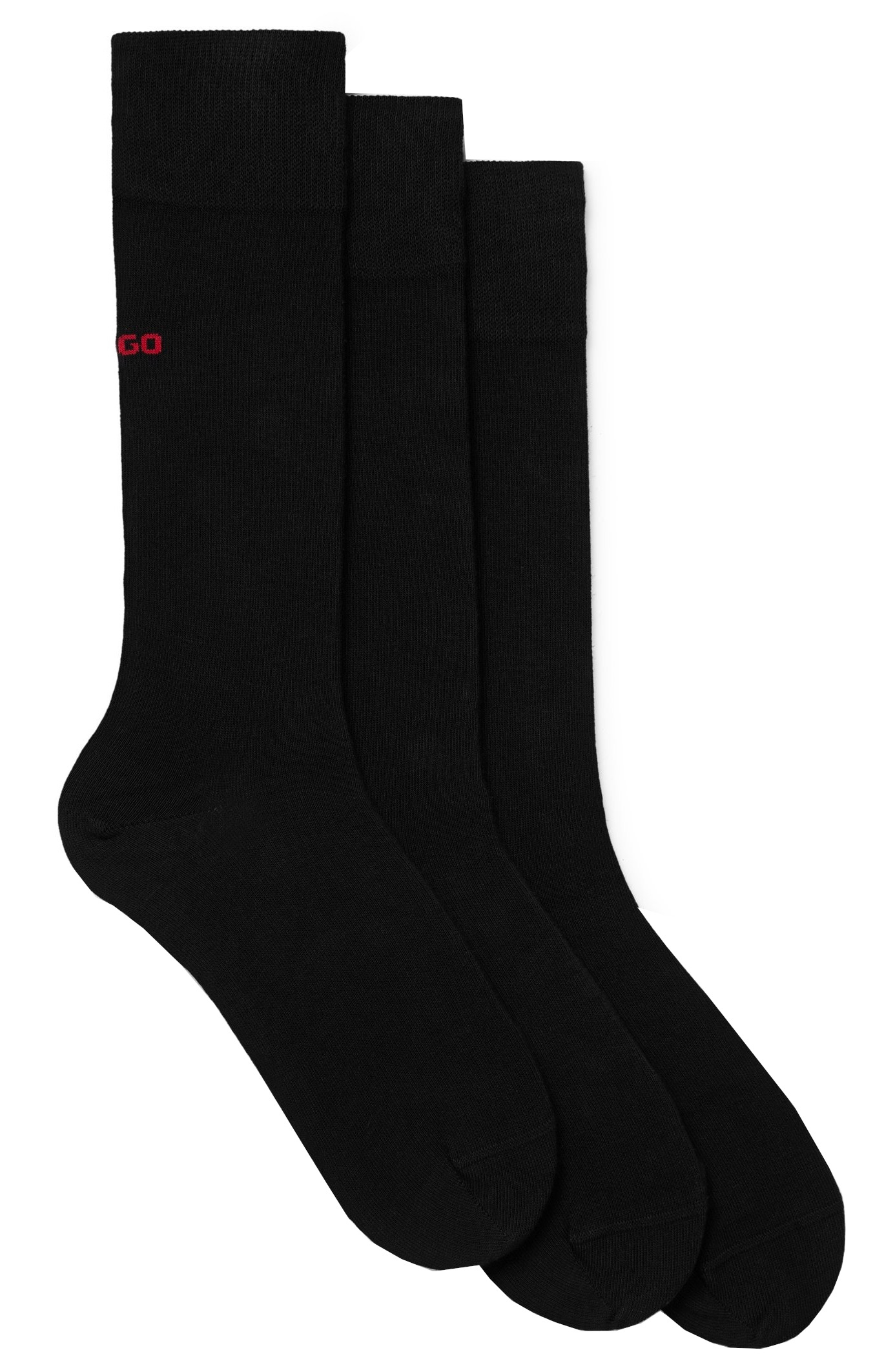 Levně Hugo Boss 3 PACK - pánské ponožky HUGO 50493253-001 39-42