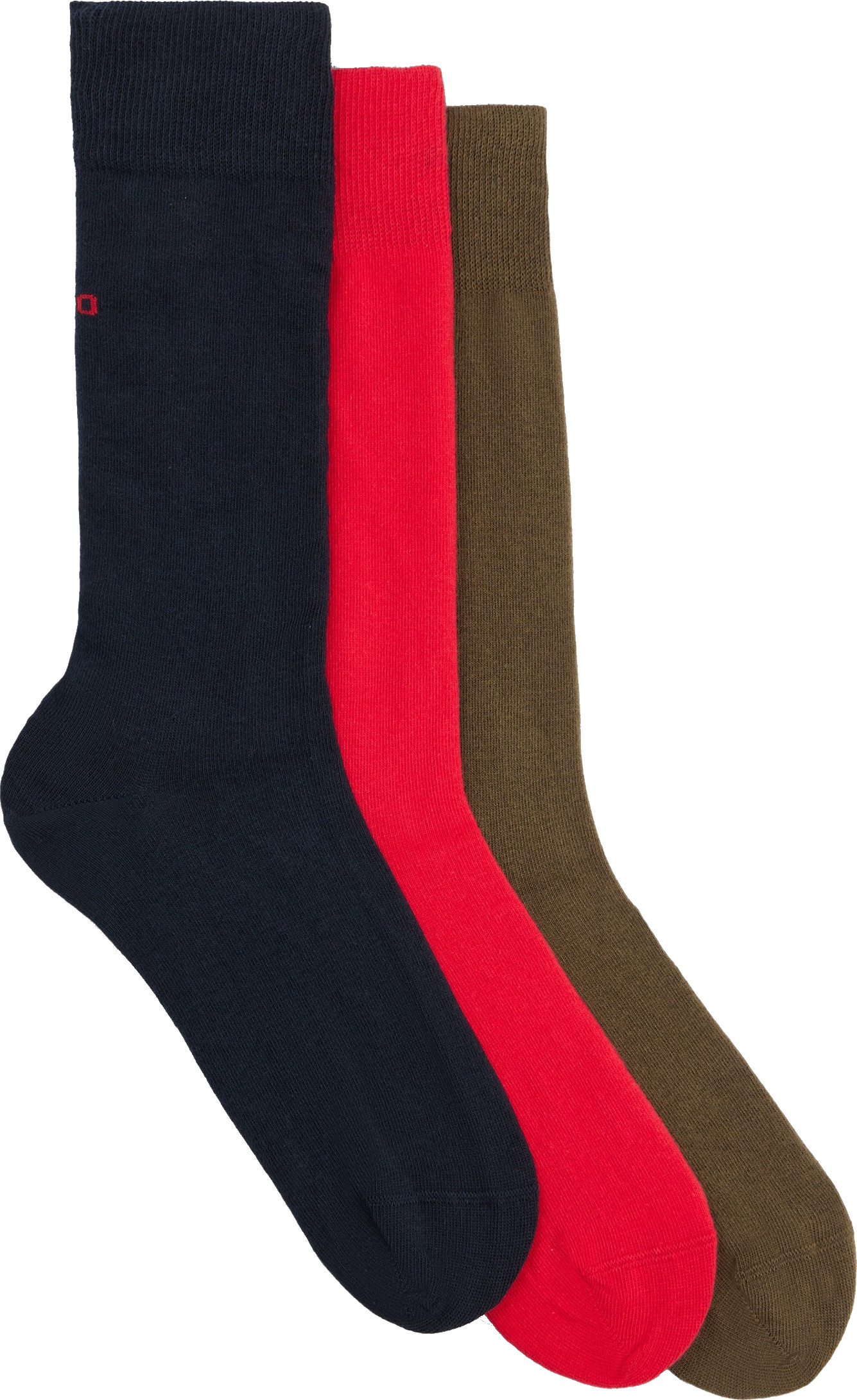 Levně Hugo Boss 3 PACK - pánské ponožky HUGO 50493253-960 43-46