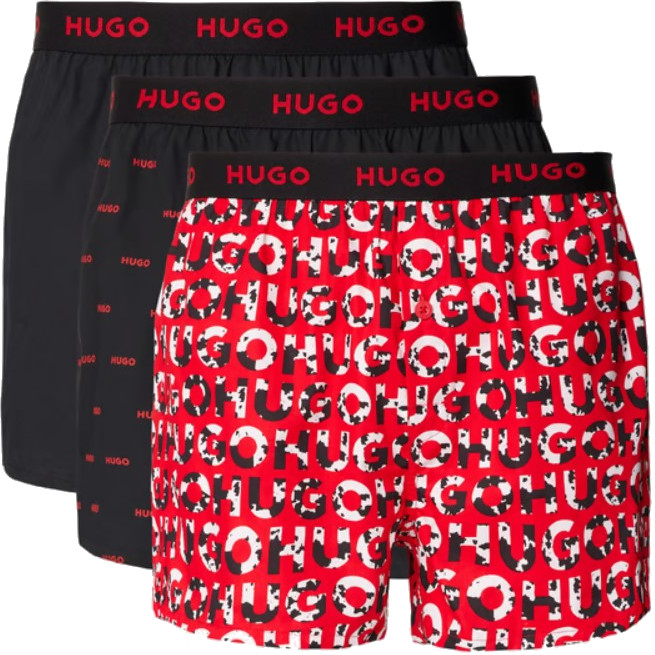 Levně Hugo Boss 3 PACK - pánské trenky HUGO 50510216-641 M