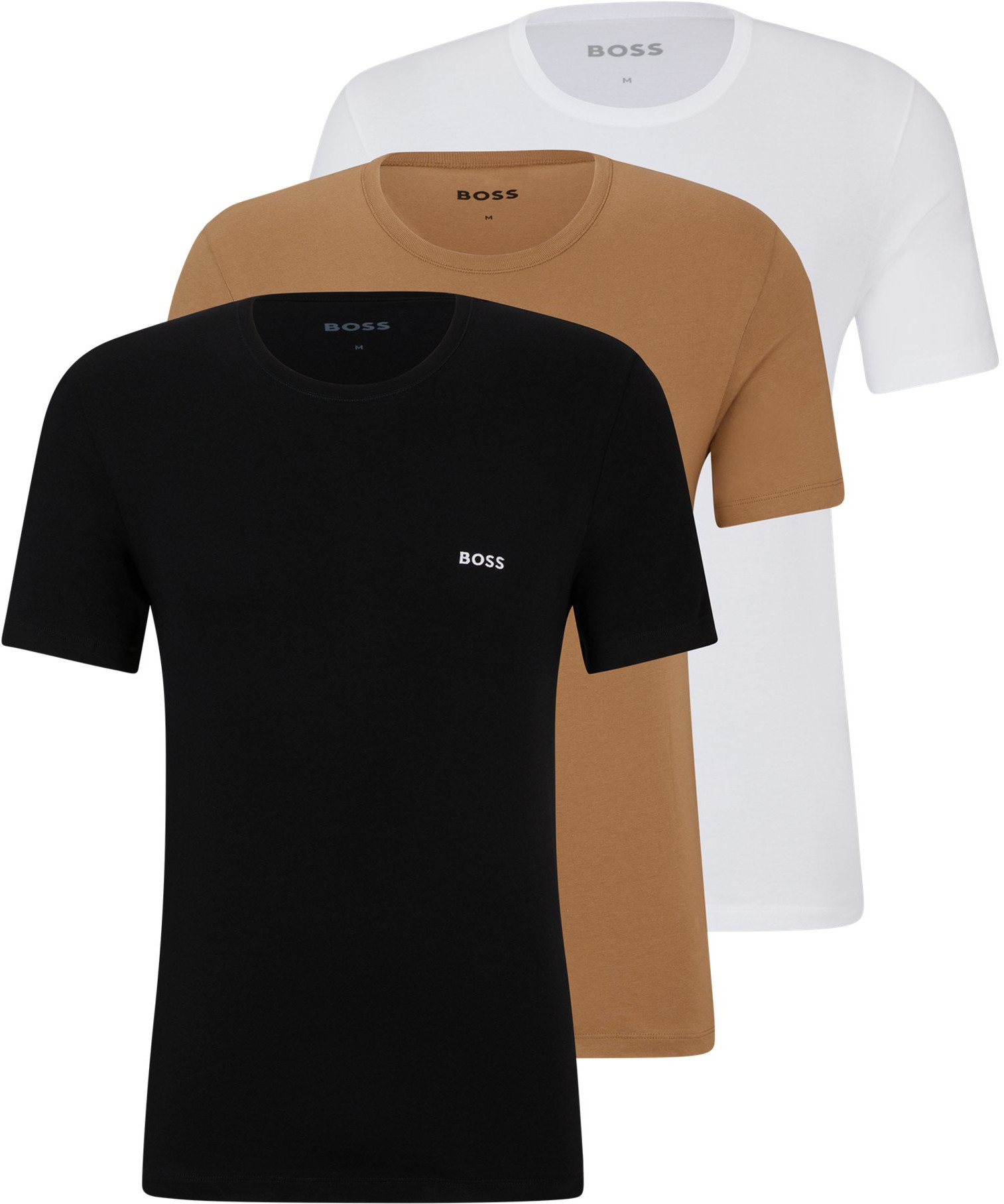 Hugo Boss 3 PACK - pánske tričko BOSS Regular Fit 50475284-265 S