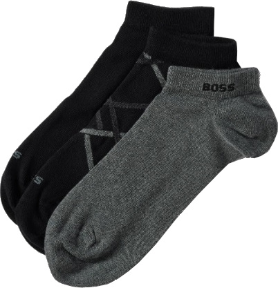 Hugo Boss 3 PACK - férfi zokni BOSS 50495977-001 39-42