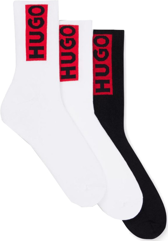 Hugo Boss 3 PACK - pánske ponožky HUGO 50501970-960 39-42