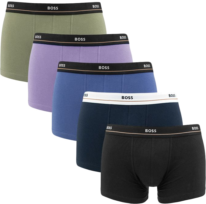 Hugo Boss 5 PACK - pánské boxerky BOSS 50517854-987 XXL