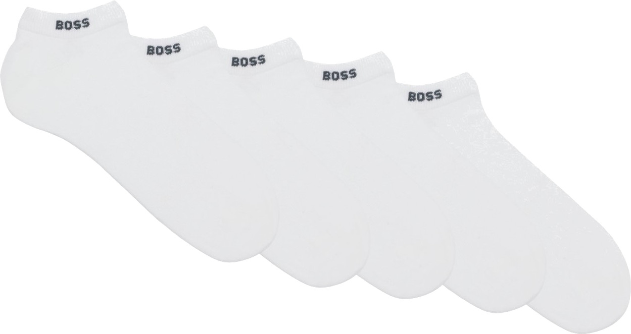 Hugo Boss 5 PACK - pánské ponožky BOSS 50493197-100 39-42