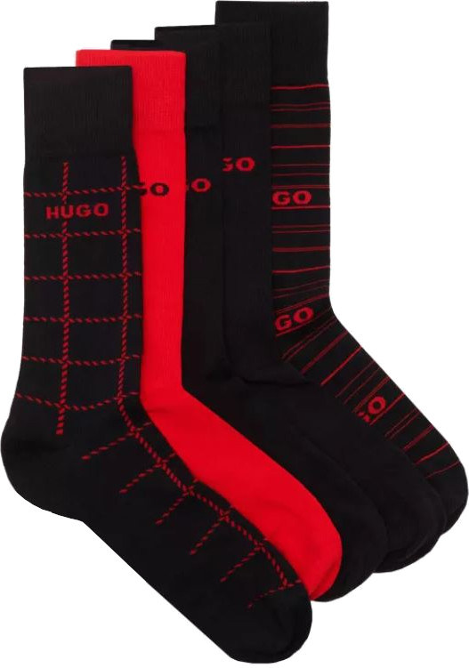 Hugo Boss 5 PACK - pánske ponožky HUGO 50502175-960 40-46