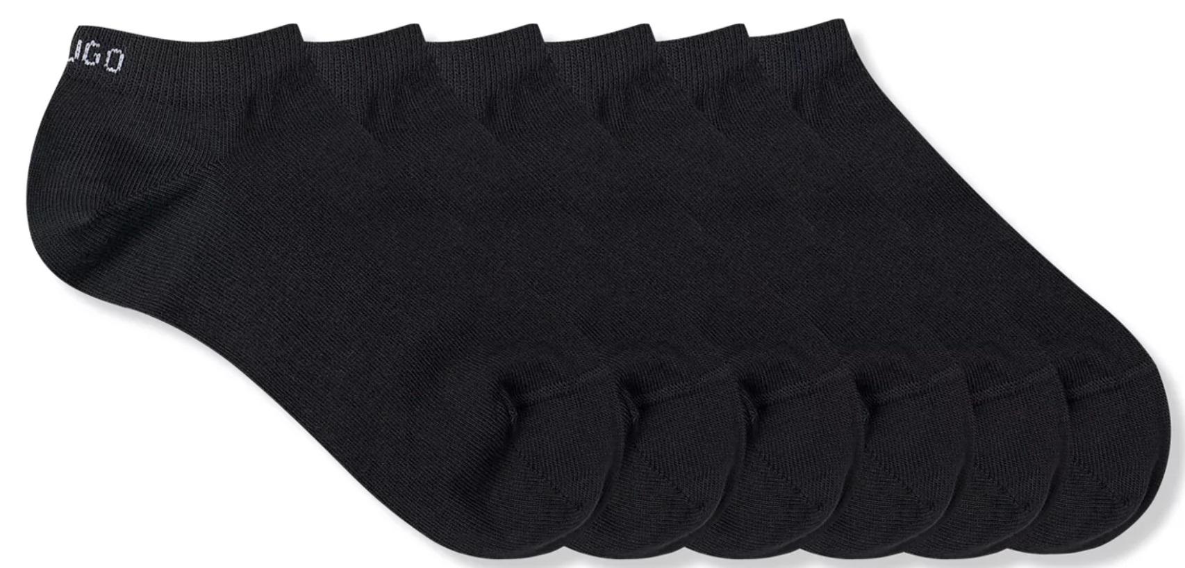 Hugo Boss 6 PACK - dámske ponožky HUGO 50483086-001 39-42